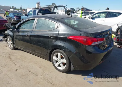 2012 Hyundai Elantra Gls (Ulsan Plant) from USA, damaged, VIN KMHDH4AEXCU382588